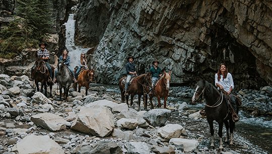 Boundary Ranch, Kananaskis, Alberta - Kananaskis Adventure Horseback Riding Tour