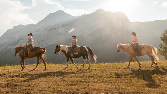 Boundary Ranch, Kananaskis, Alberta - Trail Blazer Horseback Ride Tour